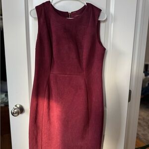 Calvin Klein Women's Deep Red Mini Dress